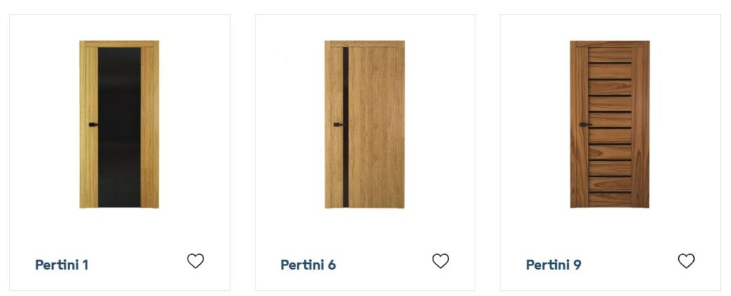 Drzwi w kolorze drewna