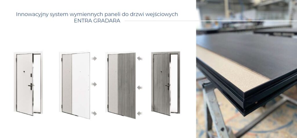 Panel wymienny drzwi wewnątrzklatkowe